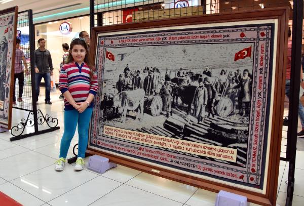 92'nci yıla özel el yapımı halılar ilgi gördü