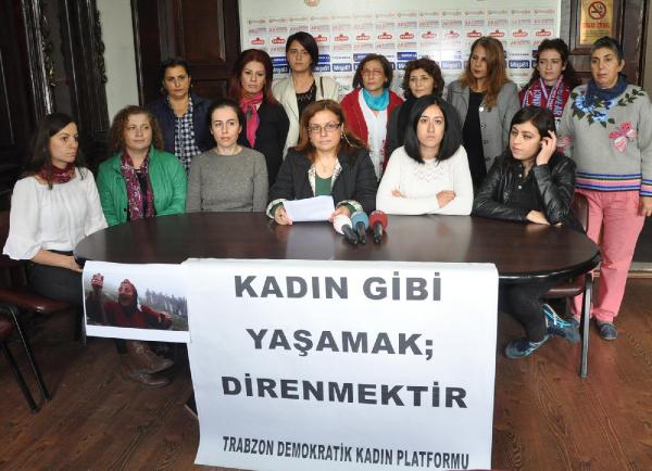 Trabzon'da kadınlardan İbrahim Hacıosmanoğlu’na tepki
