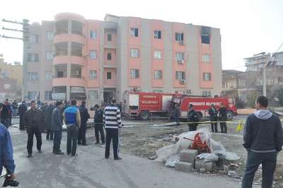 Osmaniye'de apartmanda çıkan yangında 1 kişi öldü