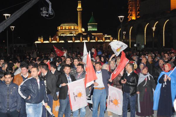 Konya'da AK Parti'nin seçim coşkusu