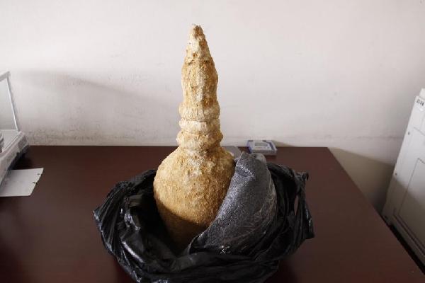 Bizans dönemi testi ile yakalandı
