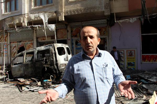 Nusaybin'de 1 kişinin ölümüne neden olan patlamanın olduğu market bu hale geldi
