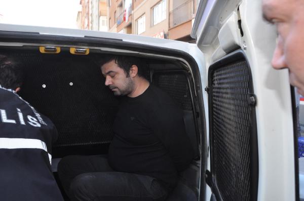Evine eşyalarını almaya giden eşini öldürdü, 3 polisi yaraladı