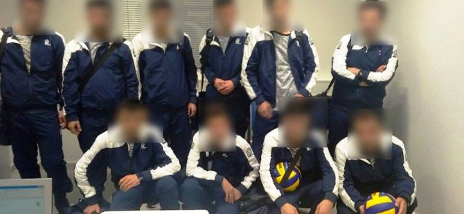 Mülteciler voleybolcu kılığında kaçmaya çalıştı