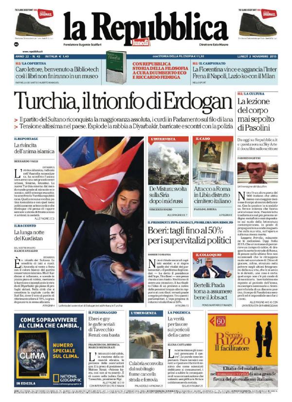 Türkiye’deki seçimler İtalyan basınında