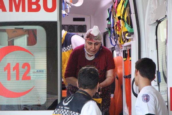 Anneye, kızı ve damadından feci dayak