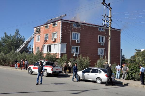 Osmaniye'de öğrenci yurdunda yangın paniği