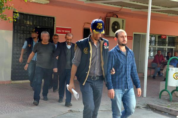 Adana'da PKK operasyonunda 3 kişi adliye sevk edildi