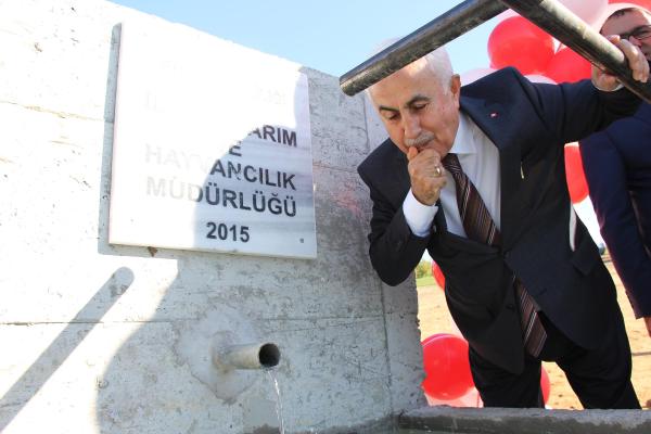 Edirne Valisi törenle yalak  açtı