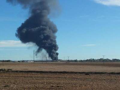 İspanya’da bir askeri üste Yunan F-16 uçağı düştü
