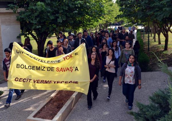 Mersin'de YÖK protestosu