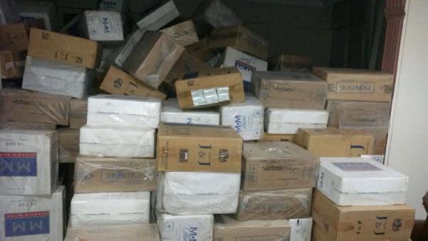 Afyon'da 292 bin 500 paket kaçak sigara ele geçirildi
