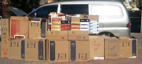 Kahramanmaraş'ta 14 bin 500 paket kaçak sigara ele geçti
