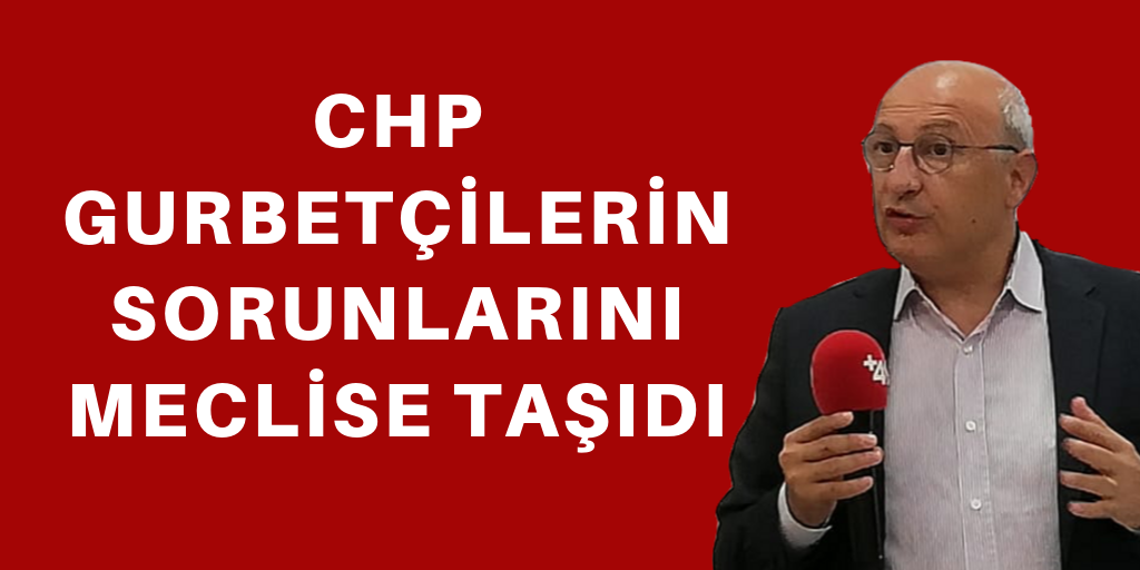 CHP, gurbetçilerin sorunlarını meclise taşıdı