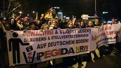 Pegida, Duisburg'da yürüdü