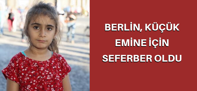 Berlin'de Emine için bağış kampanyası