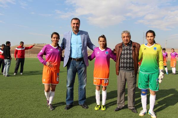 Batman'da kadınlar liginde ilginç futbol maçı