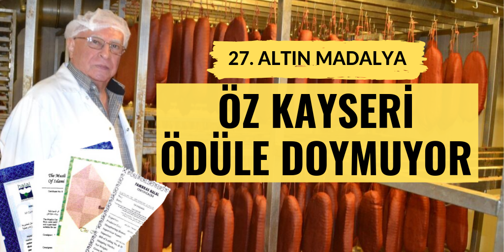 Öz Kayseri'ye altın onur