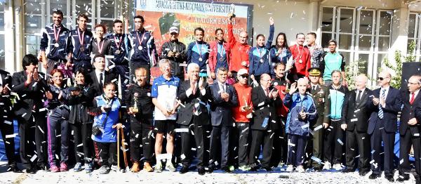 Muğla'da Atatürk için koştular