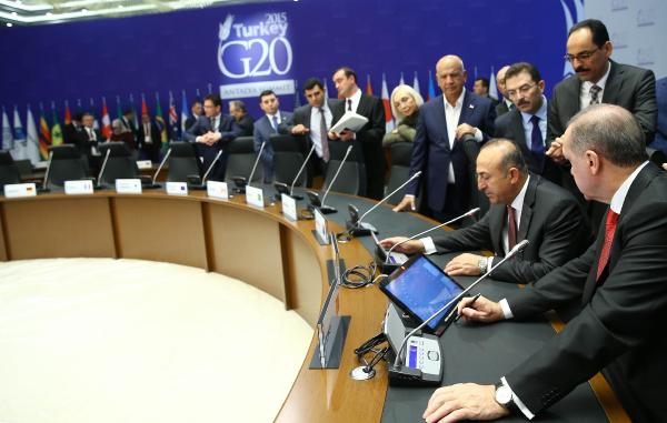 Cumhurbaşkanı Erdoğan, G-20 teftişi için Antalya'da (2)