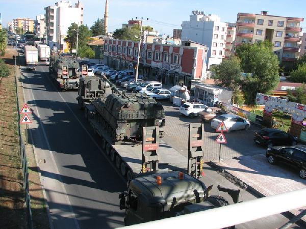 Gaziantep'ten askeri sevkıyat