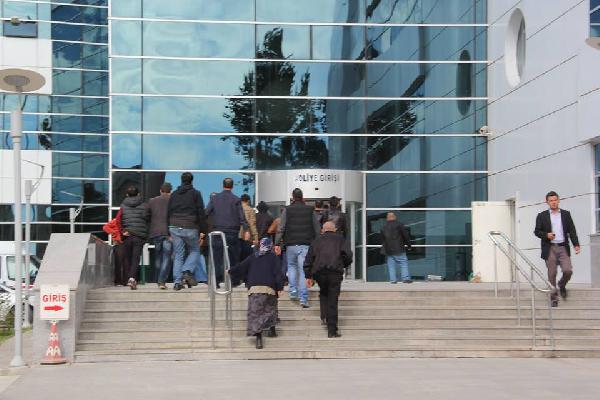 Adıyaman'da PKK operasyonu şüphelileri adliyede