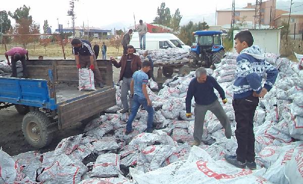 Başkale'de 8 bin aileye kömür yardımı