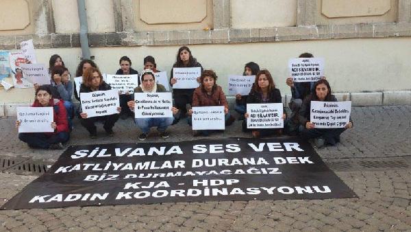 İzmir'de Silvan eylemi yapan 16 kadın gözaltına alındı