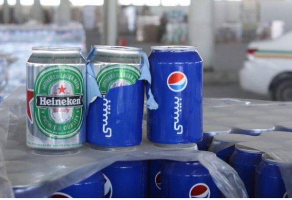 48 bin kutu birayı Pepsi etiketiyle kaplayıp Suudi Arabistan’a sokmak istediler