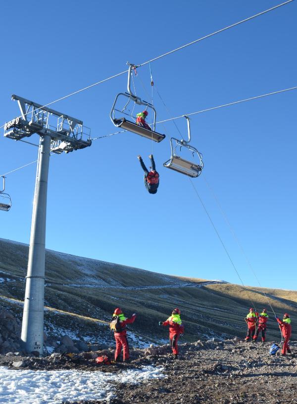 Erciyes Dağı'nda kurtarma tatbikatı