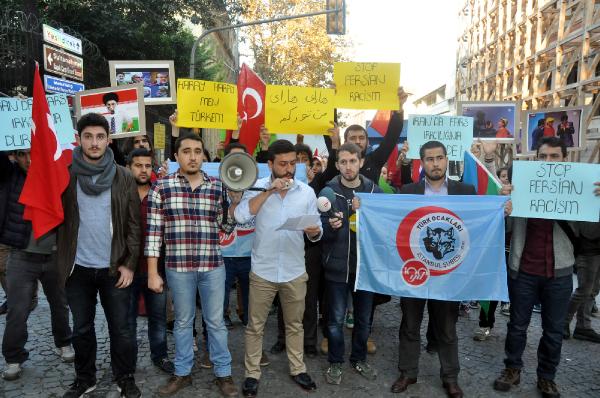 İran Konsolosluğu önünde eylem