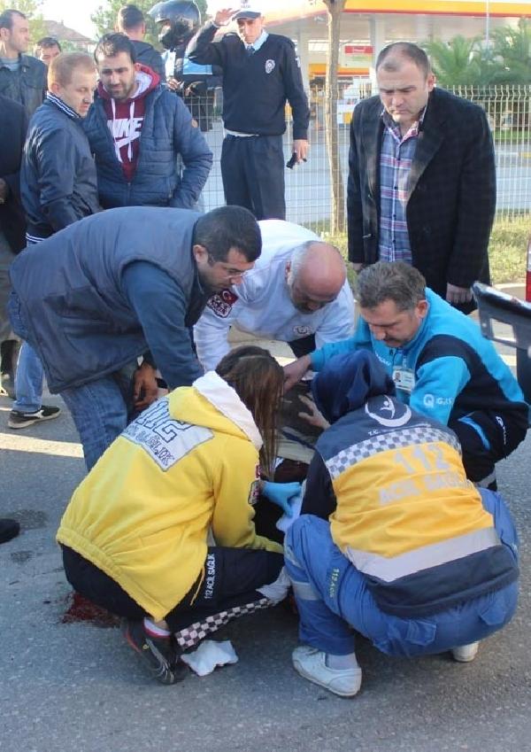 Samsun'da kamyonet çarpan kadın öldü