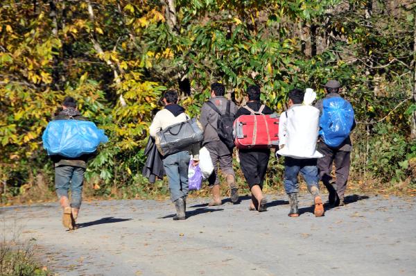 Rize’de heyelan nedeniyle 3 gündür mahsur 6 orman işçisine ulaşıldı