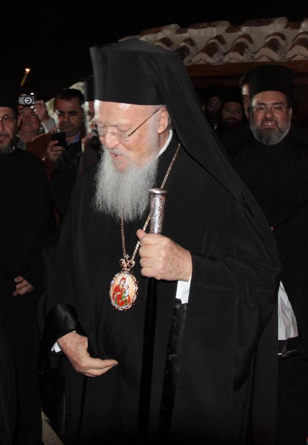 Fener Rum Patriği Bartholomeos Alanya'da ayine katıldı