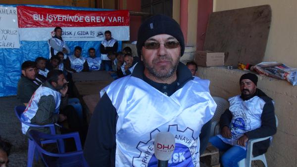 Tunceli'deki tek fabrikanın işçileri 19 gündür grevde