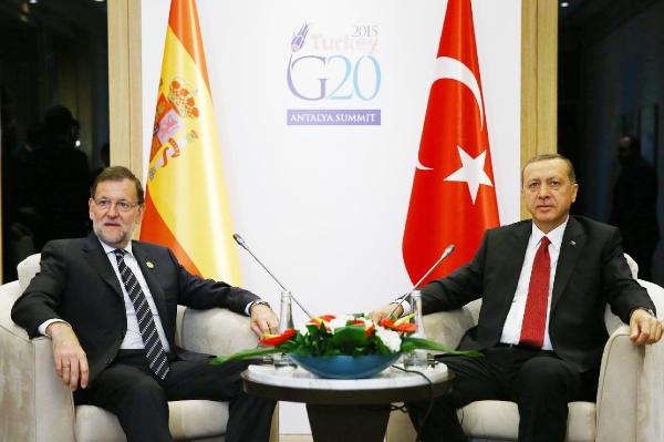 Cumhurbaşkanı Erdoğan, İspanya Başbakanı Rajoy ile görüştü