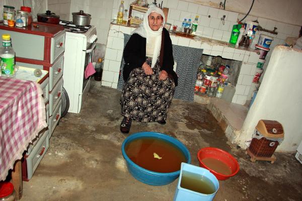Hakkari'de 70 yaşındaki kadının çaresizliği