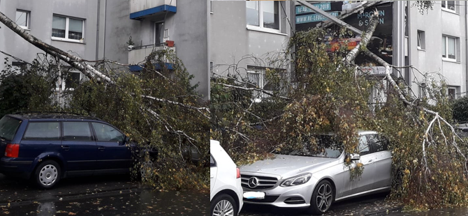 Almanya’da fırtına hayatı felç etti