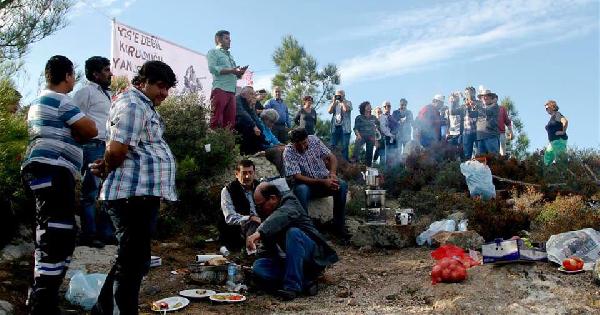 Geriş'te RES'E karşı piknikli eylem