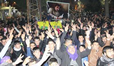 Siverek’te Kobani kutlaması