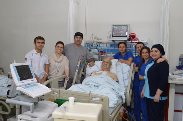 Iraklı 71 yaşındaki hastaya Samsun'da by-pass yapıldı