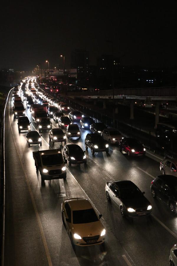 İstanbul'da trafik yoğunluğu