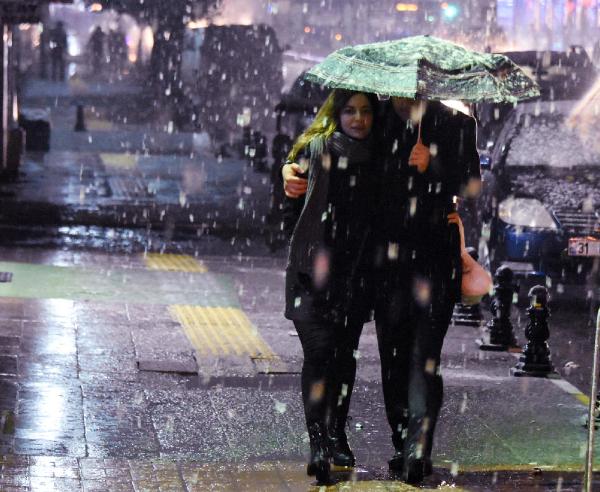 Van'a mevsimin ilk karı yağdı