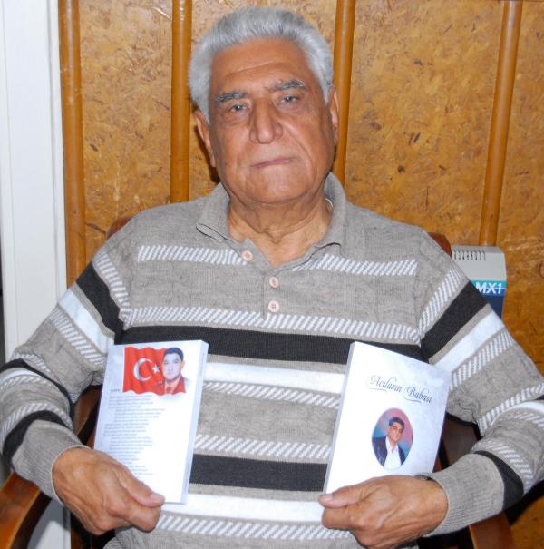 Şehit babası acısını mısralara döktü