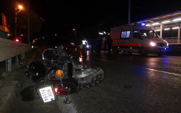 Lodosun savurduğu motorsikletin sürücüsü öldü