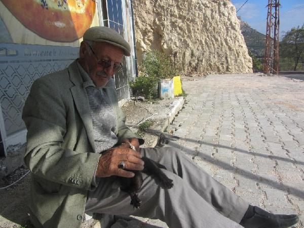 Sokakta bulduğu yaralı kediyi tedavi ettirmek istiyor