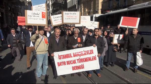 Rusya Başkonsolosluğu önünde protesto