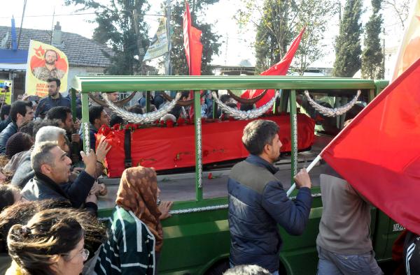 PYD'li Aziz Güler Gazi Mezarlığı'nda toprağa verildi