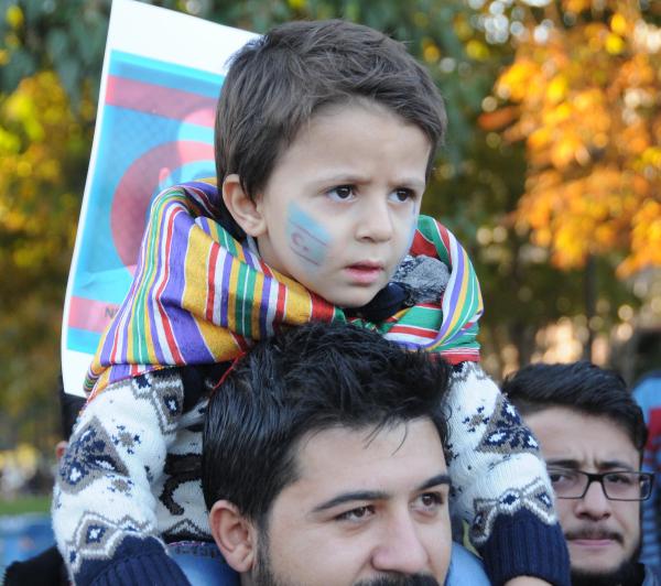 Suriyeli Türkmenler, Bayırbucak’a yapılan saldırıyı protesto etti