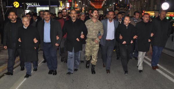 Alperen Ocakları'ndan Türkmen köylerine saldırılara tepki yürüyüşü